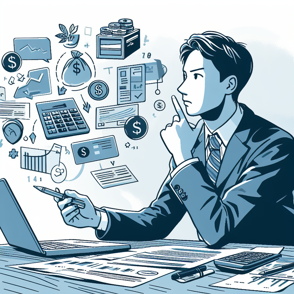 Man in business suit sitting and thinking about what to do with his 401k.