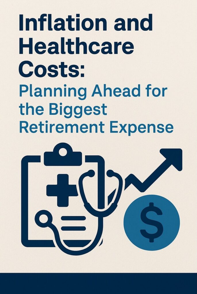 Graphic with Blog title and clipboard with a medical cross on it with an arrow pointing up and to the right.