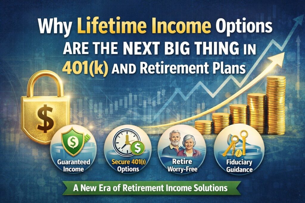 Lifetime income options for retirement